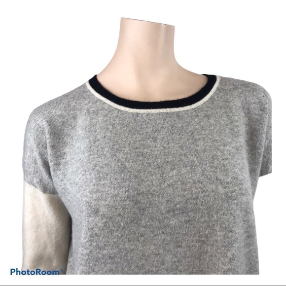 Oats Cashmere Sweater Grey Women’s Small Oversized Knit 100% Cashmere Pullover - Picture 3 of 9